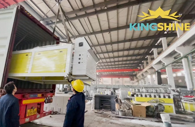 Kingshine Delivers PVC WPC Foam Board Production Line to Overseas Kingshine Delivers PVC WPC Foam Board Production Line to Overseas