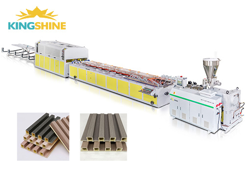 WPC PVC Indoor Louvers/Wall Panel Extrusion Line WPC PVC Indoor Louvers/Wall Panel Extrusion Line